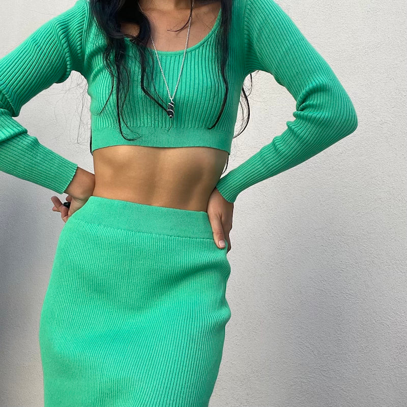 The Lucille - Two Piece Knit Set